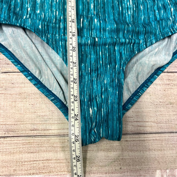 Nike Girls Rush Heather Blue Cross-back One Piece Swimsuit Size L (12-13) - Picture 12 of 12